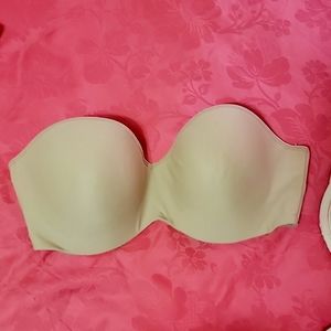 Nude Strapless Bra